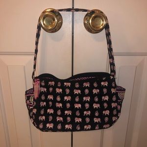 Vera Bradley Pink Elephants Purse